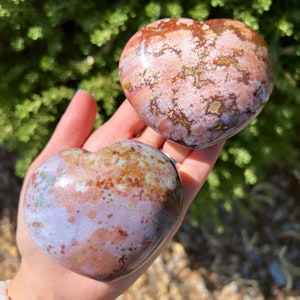 You Choose*Rainbow Ocean Jasper Hearts