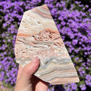 Banded Calcite Block 4.4lb, Banded Calcite, Natural Calcite, Raw Calcite, Calcium Carbonate, Rough Calcite