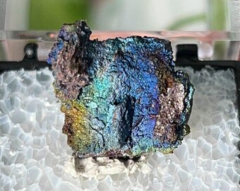 Turgite botrioidale arcobaleno iridescente di Graves Mtn, minerale in miniatura, esemplare da esposizione, cristallo di turgite, oltre a pietre tascabili GRATUITE!