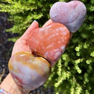 You Choose*Rainbow Ocean Jasper Hearts
