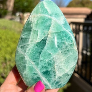 1.15lb Green Fluorite Freeform