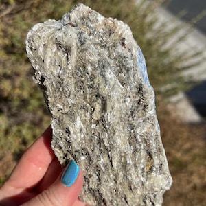 1.2lb Blue Kyanite Cluster, Raw Kyanite, Natural Blue Kyanite, Rough Kyanite, Blue Kyanite Raw, Kyanite Quartz, Mica Blue Kyanite