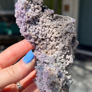 Grape Agate Cluster 214g, Botryoidal Grape Agate, Natural Grape Agate, Purple Grape Agate