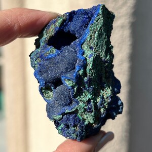 Raw Azurite/Malachite Cluster 93g