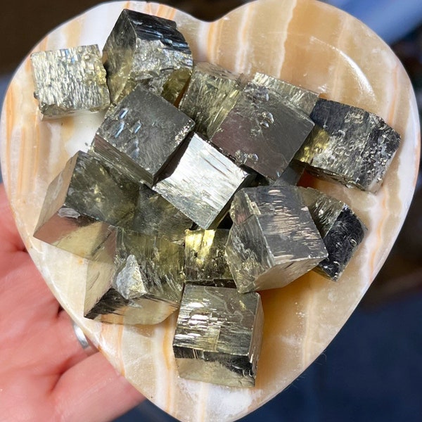 Raw Pyrite Cubes