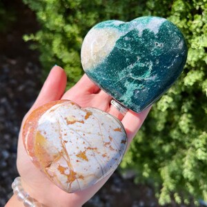 You Choose*Rainbow Ocean Jasper Hearts
