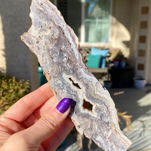 Crazy Lace Agate Slab 208g