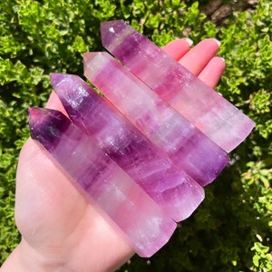 You Choose*Pink/Purple Fluorite Towers