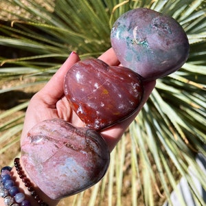 You Choose*Rainbow Ocean Jasper Hearts