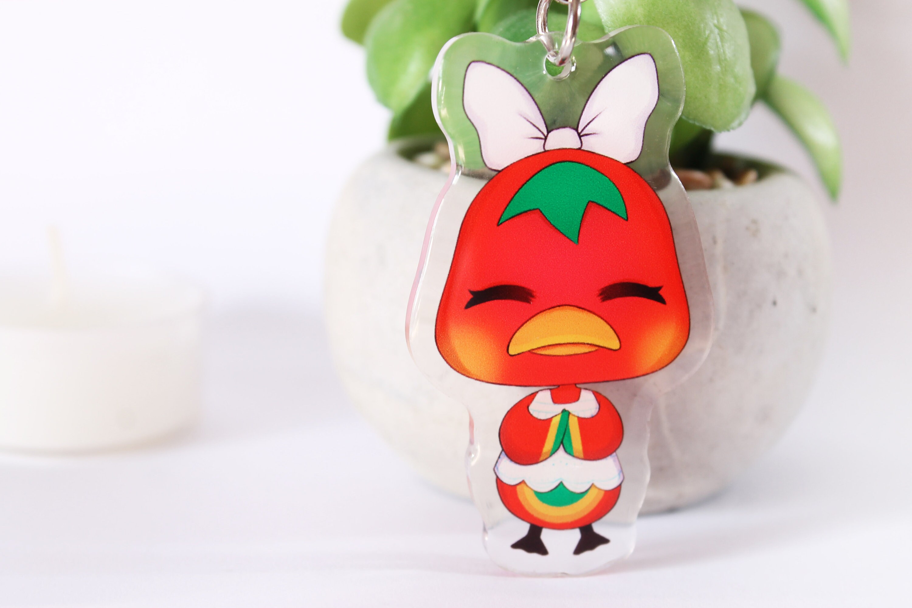 Ketchup Animal Crossing Acrylic Keychain Etsy UK