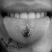 14 Gauge Tongue Ring - Surgical Steel, F*ck You, Middle Finger - Vital Body Jewelry 
