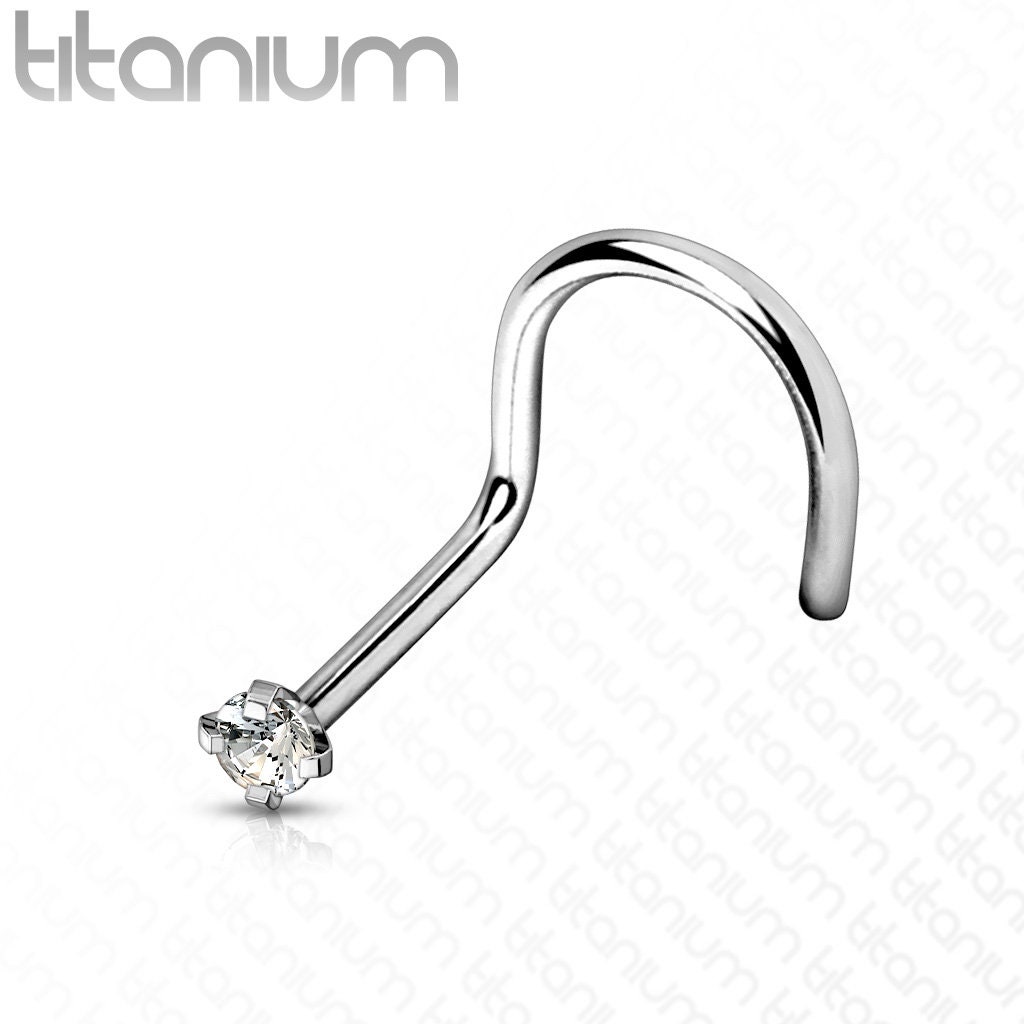 How To Put In A Nose Ring Corkscrew A simple video on how it is easy