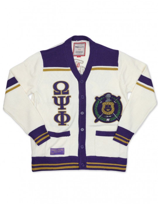 Omega psi phi sweaters deals cardigans