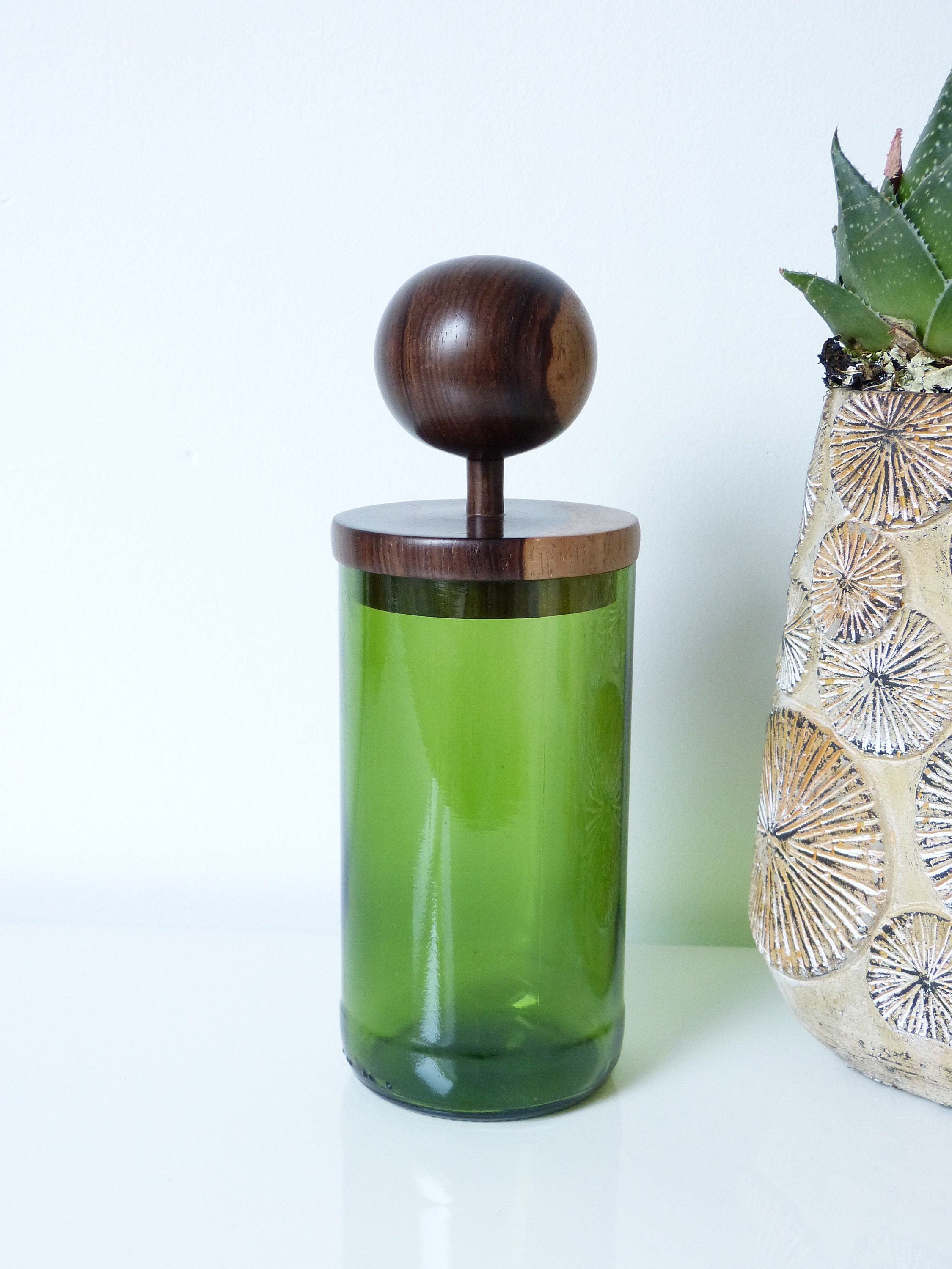 Bocal en Verre avec Couvercle | Recyclé Bocal de Rangement