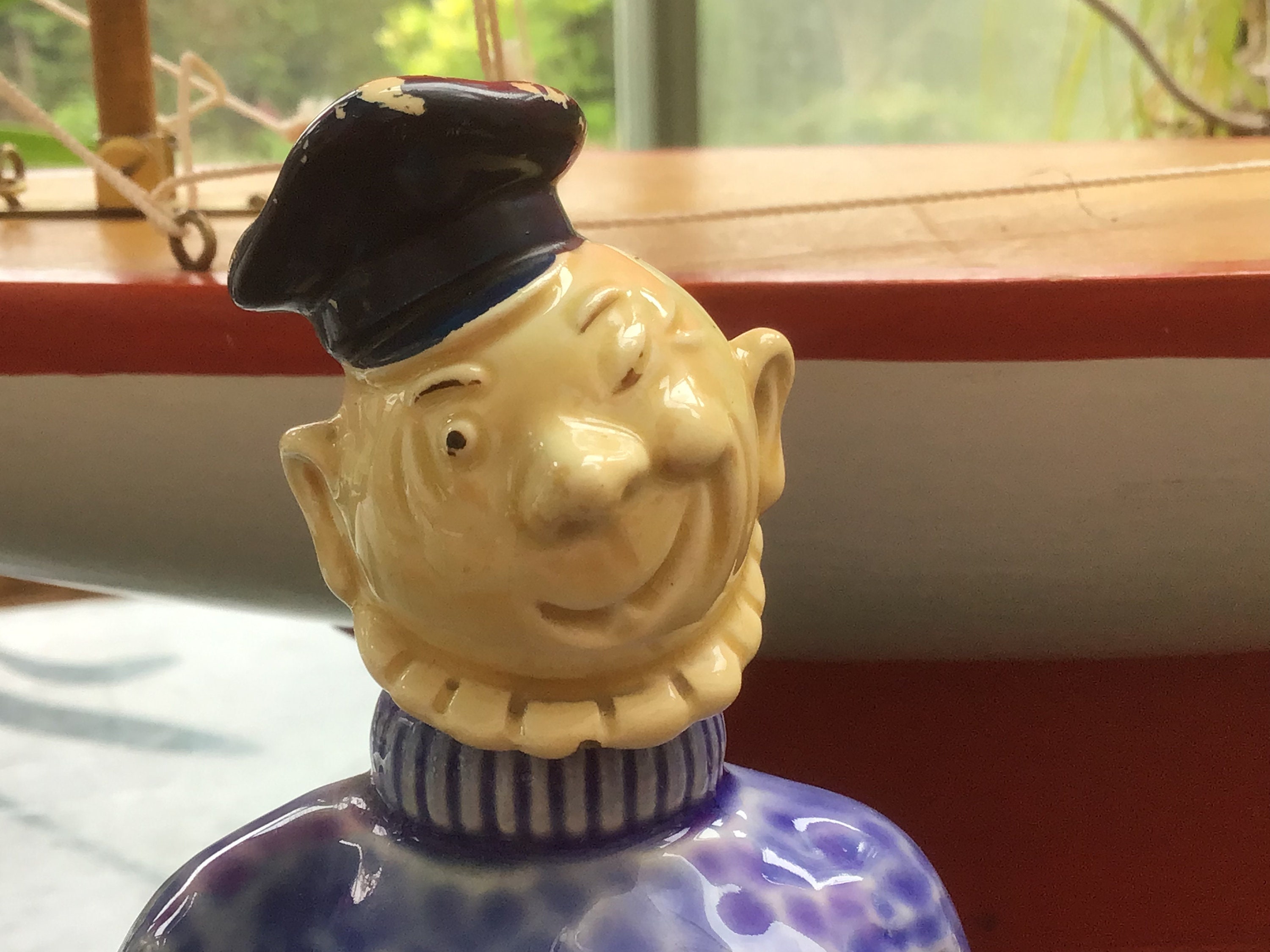 Vintage Sailor Novelty Rum or Alcohol Bottle Ceramic Possibly Etsy