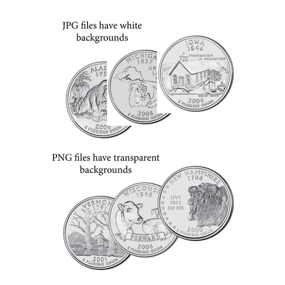 Quarter Clip Art Black And White