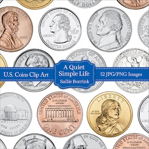 U.S. Coins Clip Art