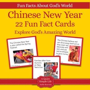Cartes d'infos amusantes sur le Nouvel An chinois – Activité à imprimer