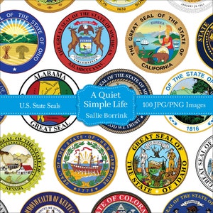 U.S. State Seals Clip Art