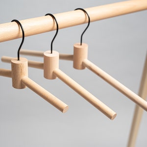 Little Egret Clothing hanger with three defaults for Baby, Kid and Adult image 2