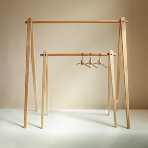 60in/150cm H, Clothing Rack for Adult, Minimalist design, the Little Egret image 1