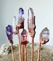 Dainty Raw Amethyst Crystal Hair Stick | Ready to Ship | Boho Wedding | Boho Amethyst Hair Accessory | Gift for Her