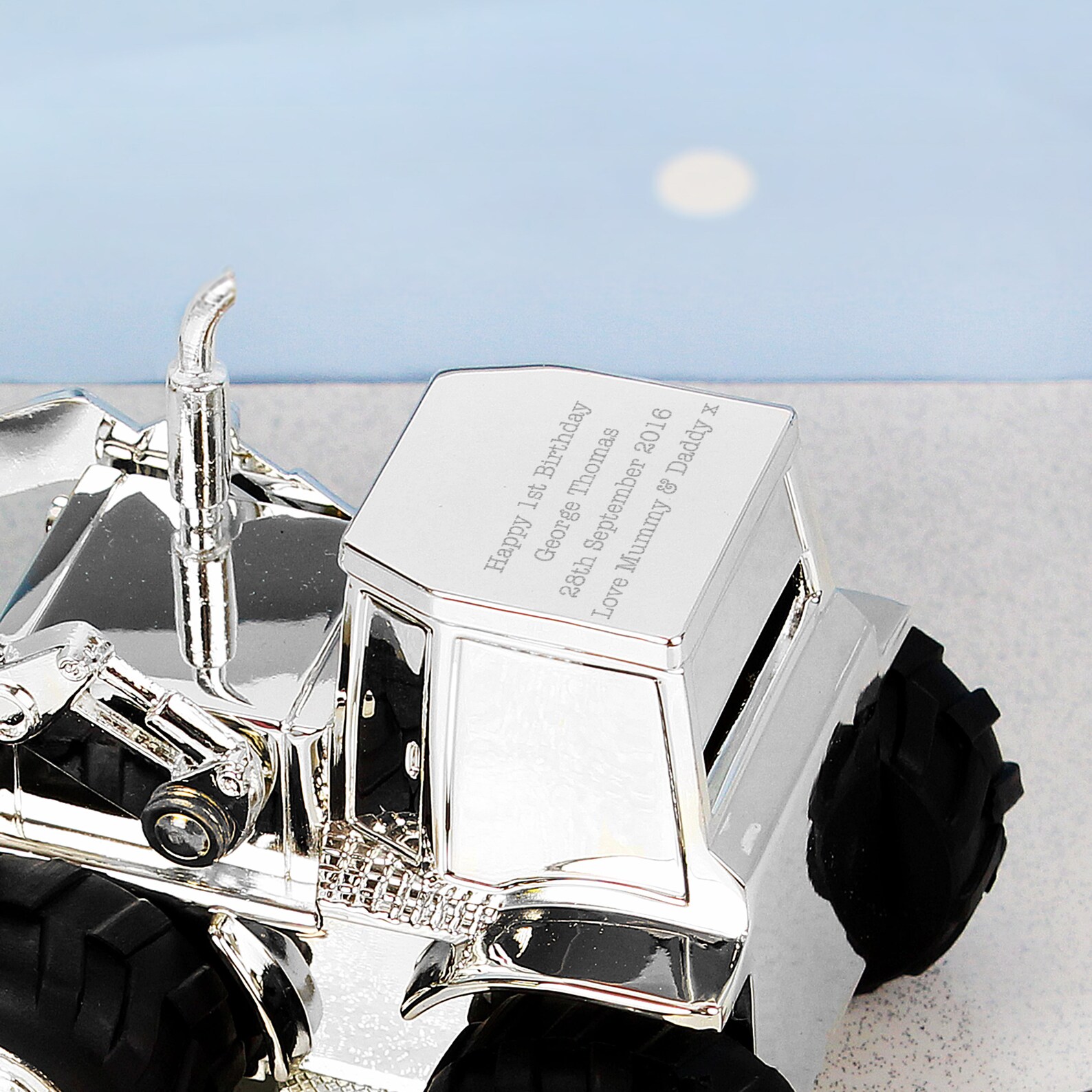 Personalised Engraved Silver Plated Digger Money Box Etsy UK