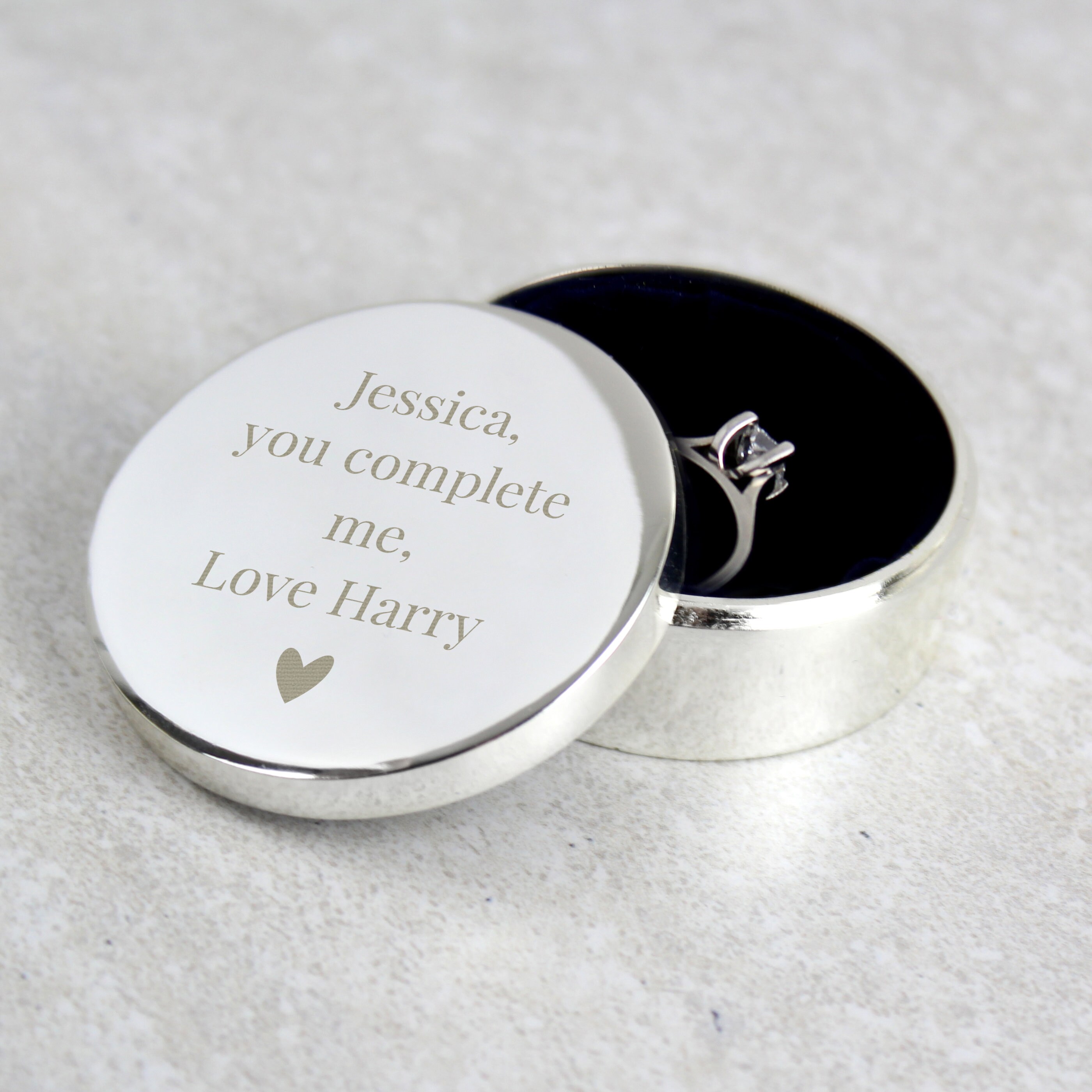 Personalised Ring Box Gift for Her or Him Birthday Etsy UK