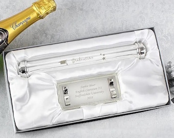 Personalised Graduation Silver Plated Certificate Holder