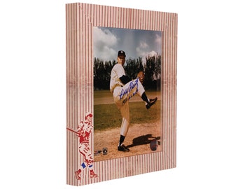 Vintage Jersey Baseball Picture Frame - Red and White Stripes