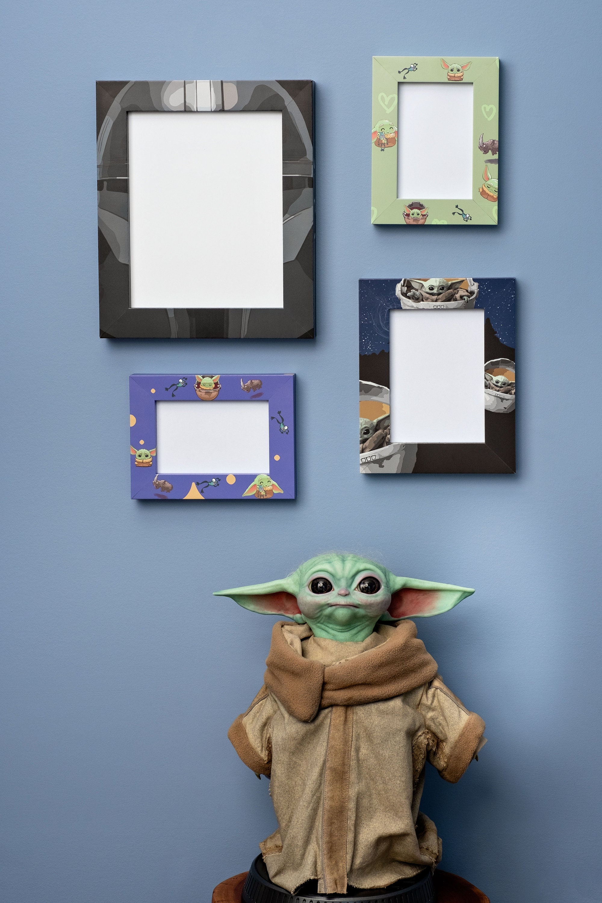 Baby Yoda Inspired Picture Frame Star Wars Inspired Etsy