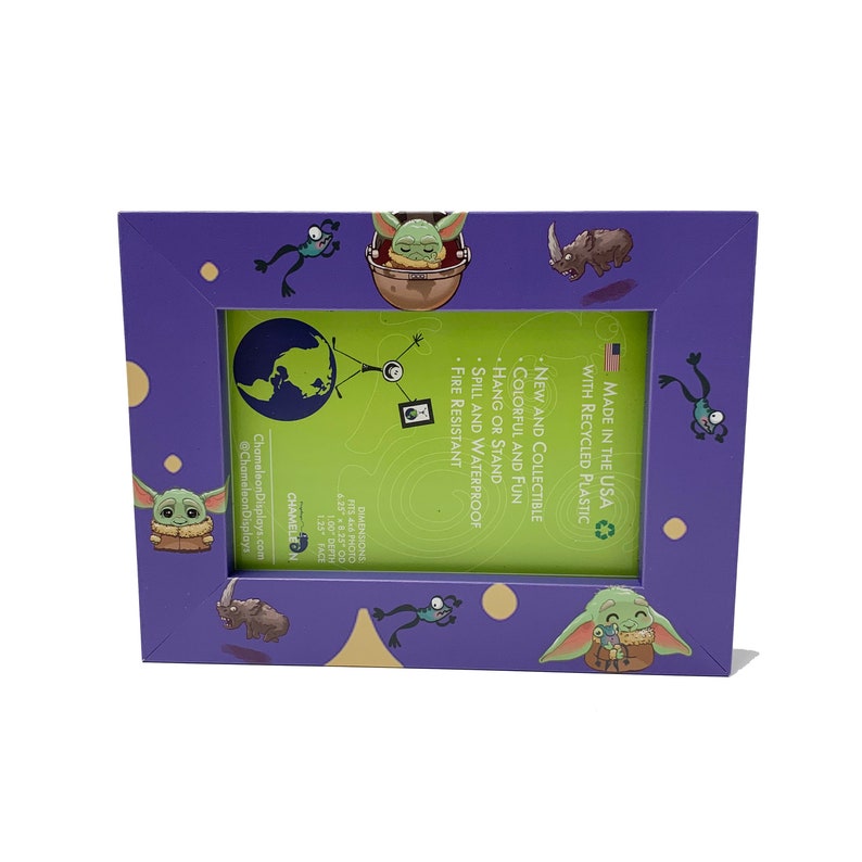 Baby Yoda Inspired Picture Frame Star Wars Inspired Etsy