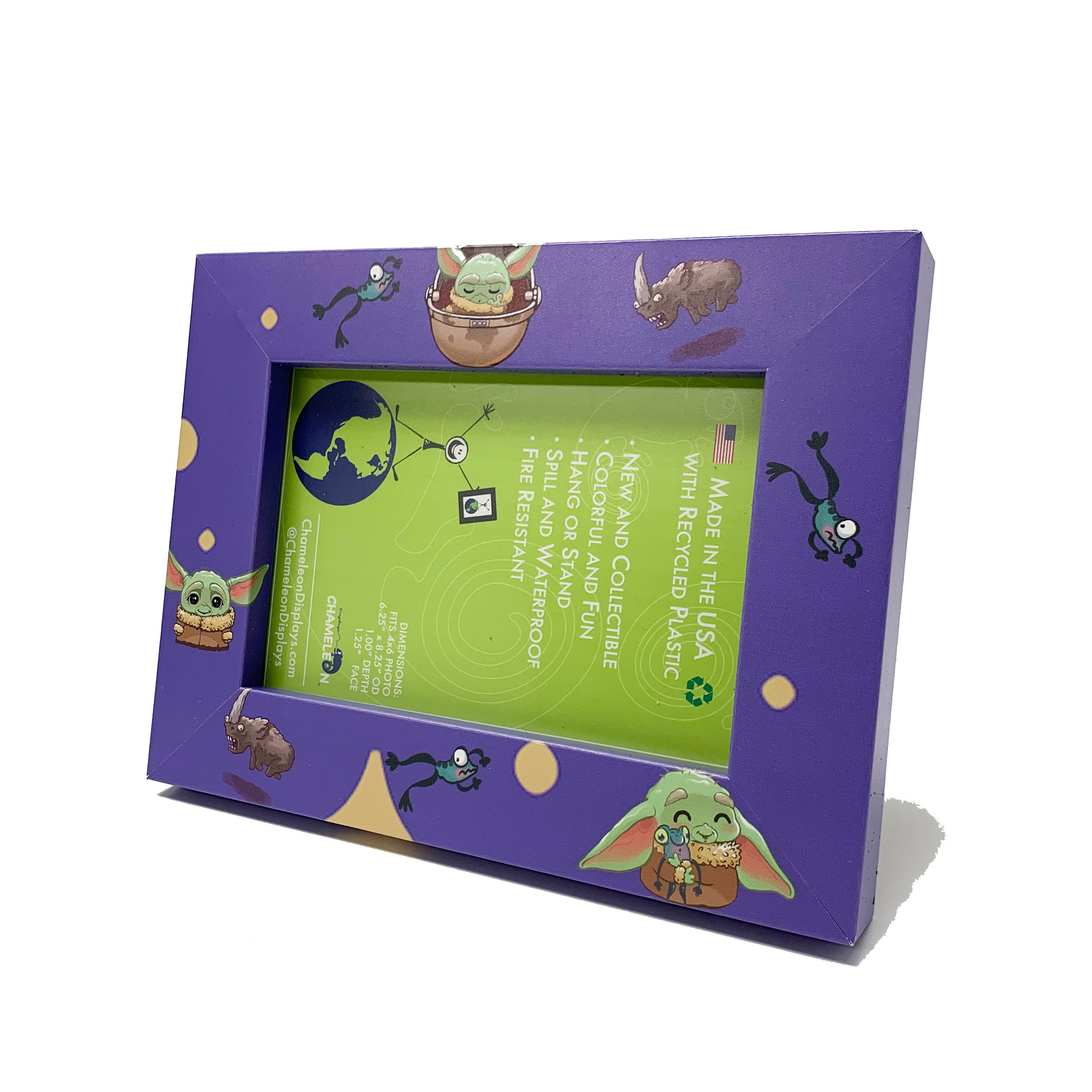 Baby Yoda Inspired Picture Frame Star Wars Inspired Etsy