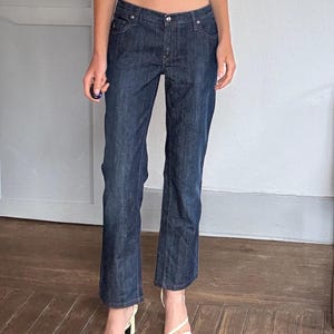 Vintage Fay Jeans – classic straight leg men’s denim, size EU 34 / US 34, dark wash, Italian designer jeans, Y2K style