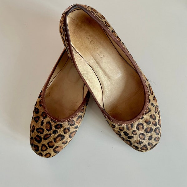 Gucci leopard flats, Designer ballerina shoes, Vintage casual summer sandals, Retro stylish shoes, y2k shoes, 36