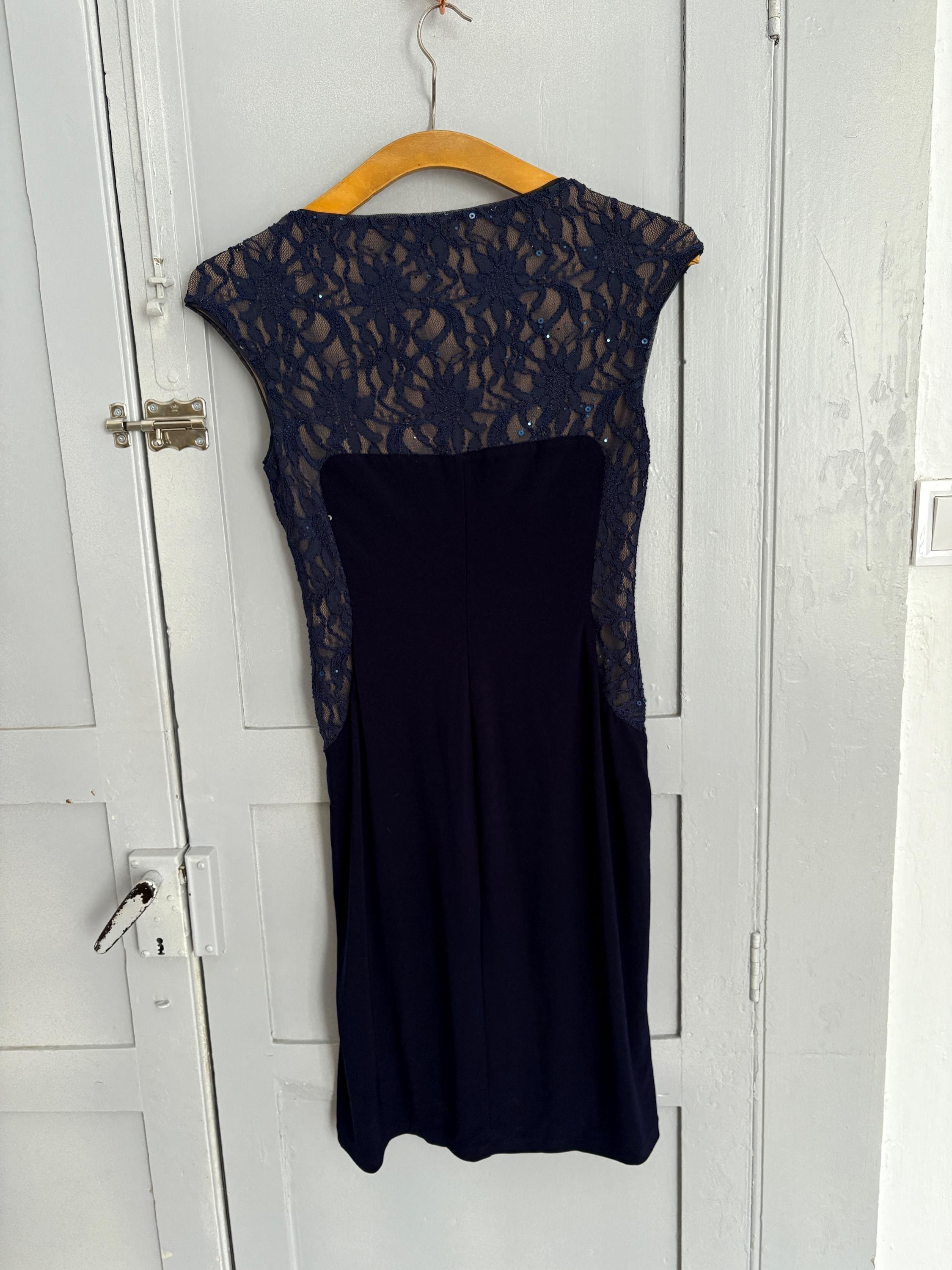 navy lace bodycon dress Ralph Lauren Dress,designer Evening / EU 36 Bodycon midi dress