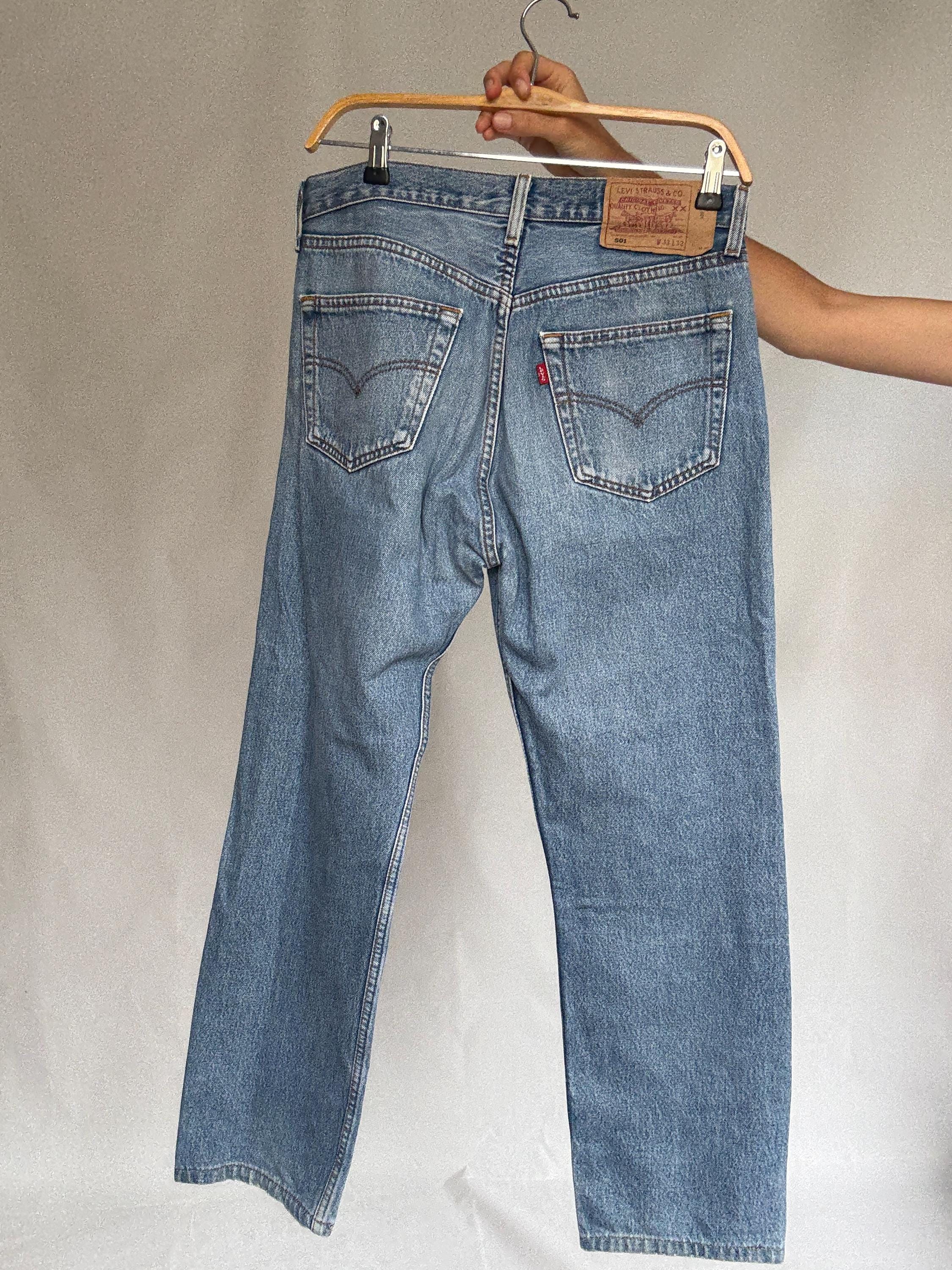 Vintage Levi's 501 Jeans W33 L32 – Classic Straight Leg
