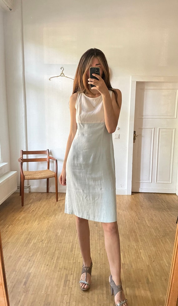 white christmas dresses Montsand Ivory Beaded Lace Pencil Dress main image 1
