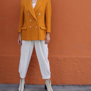 Urban Pulse My Attention Is Taken Now Blazer - Bold Orange Polyester No Stretch Statement Piece