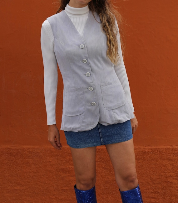 buttoned linen skirt, office skirt for women 2078 buttoned linen skirt, office skirt for women 2078