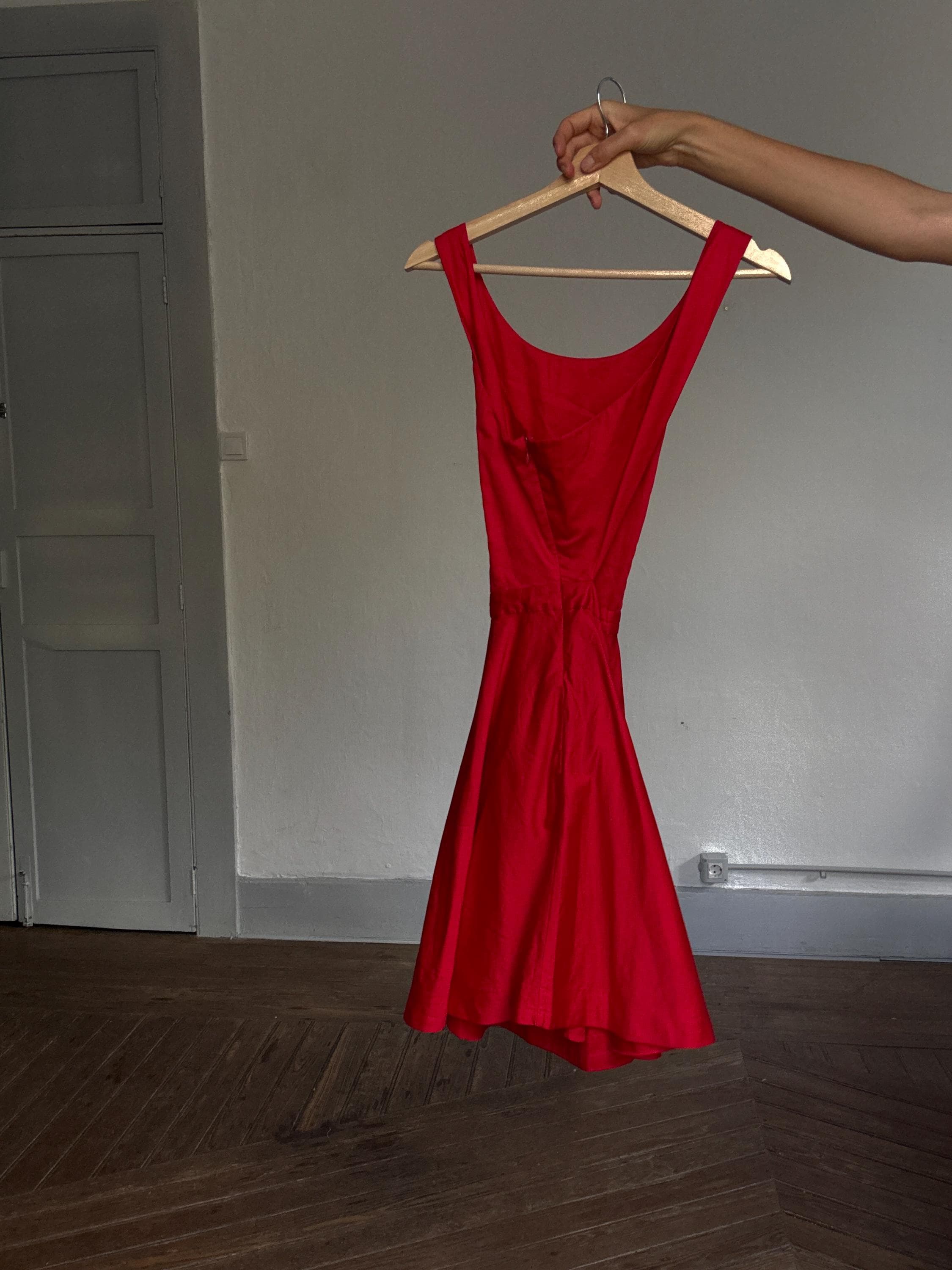 Polo Ralph Lauren Red Fit & Flare Dress – US 16, Criss-cross