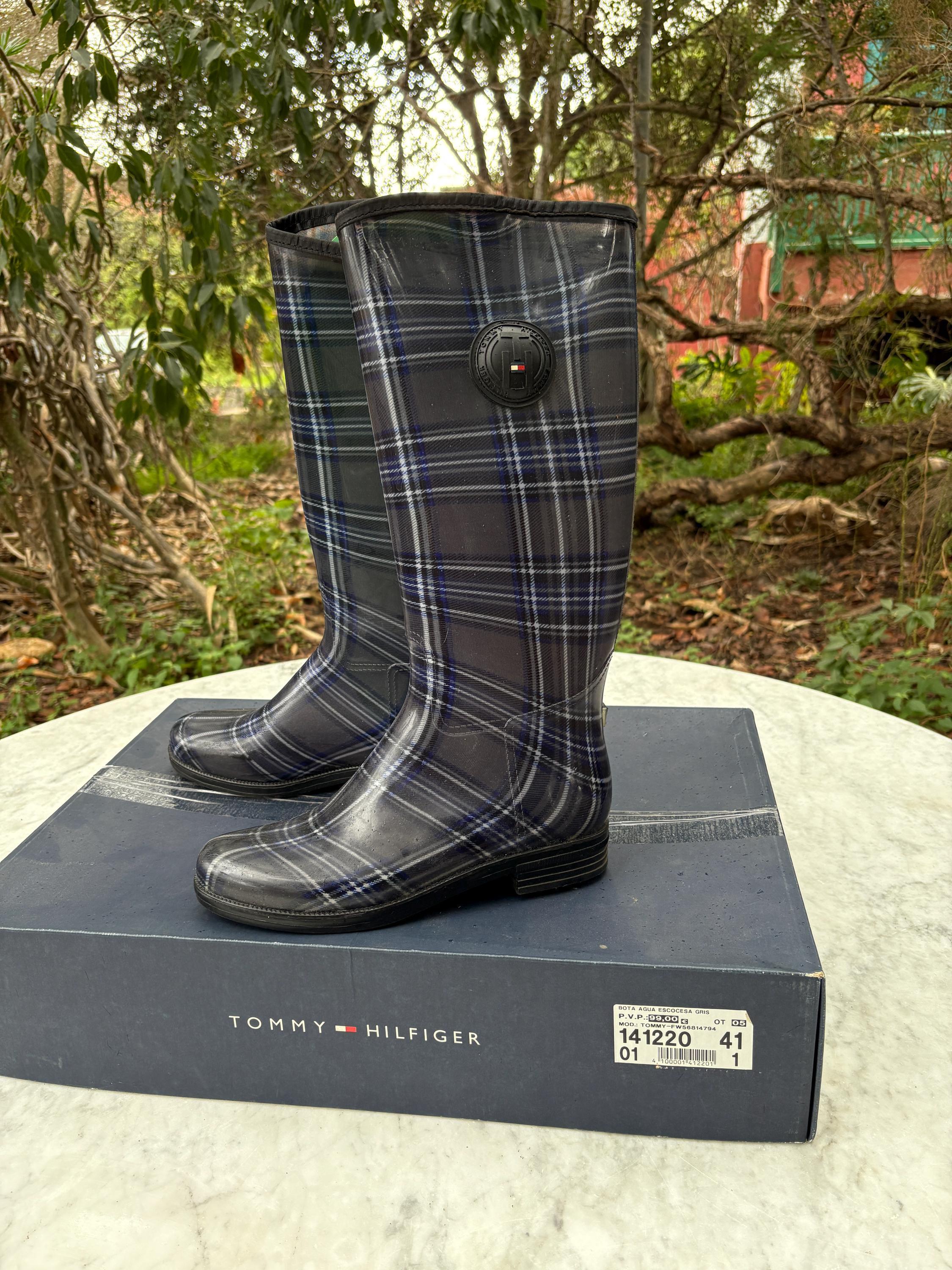 Overknee Rainboot Tommy Hilfiger Botas De Lluvia Botas Militares