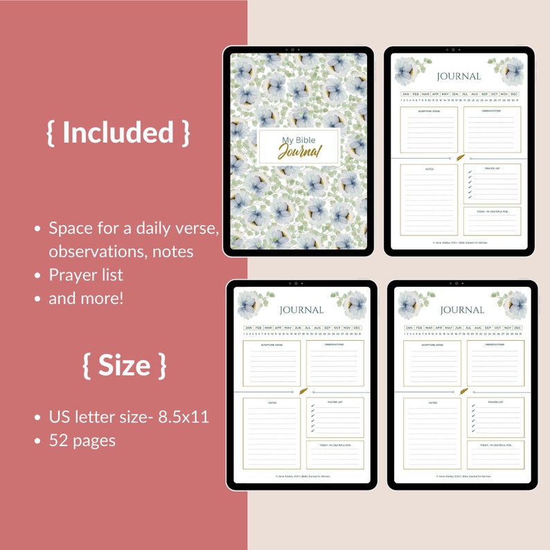Digital Bible Study | Printable | Digital Bible Template | Bible ...