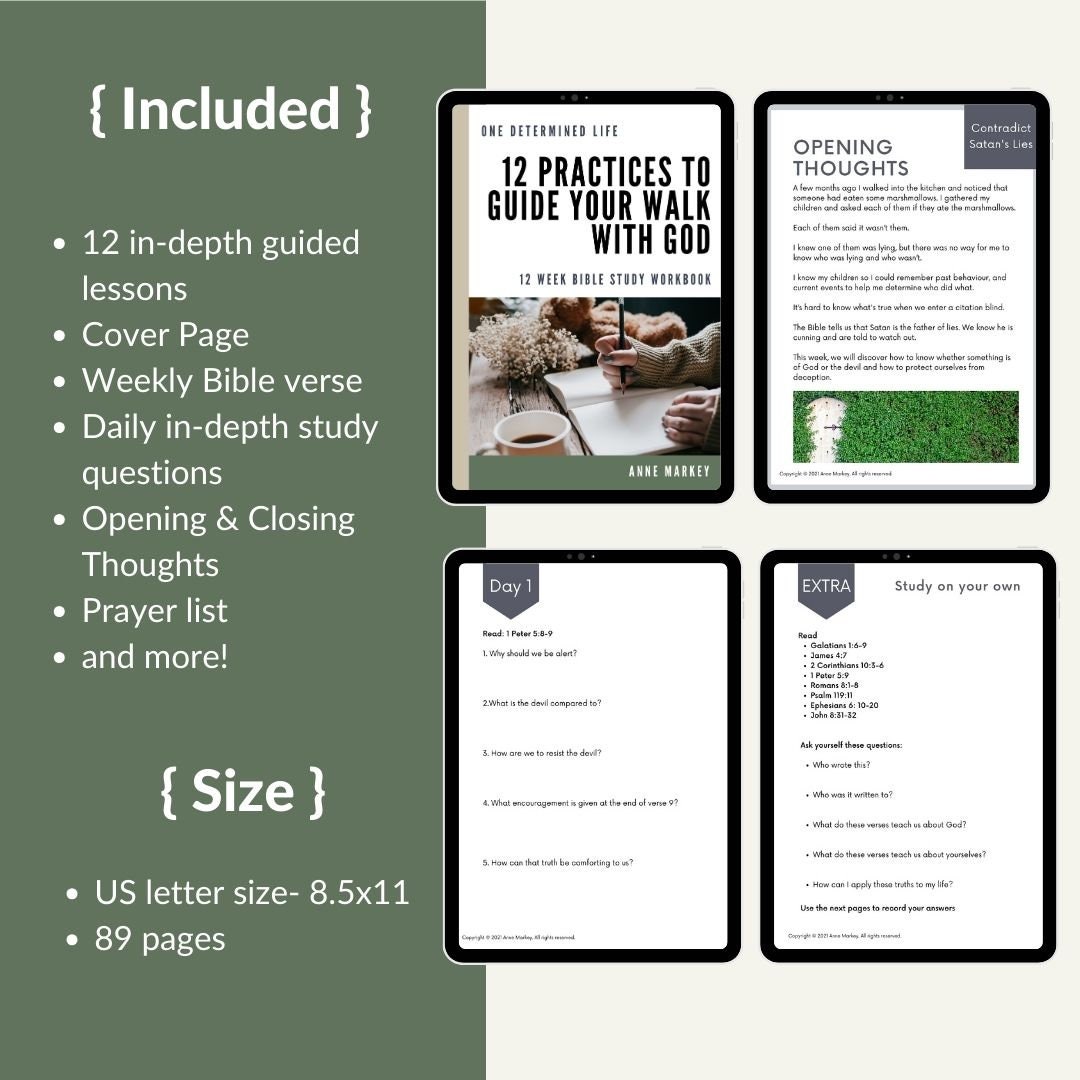 In-depth Bible Study: 12 Practices to Guide Your Walk With God ...