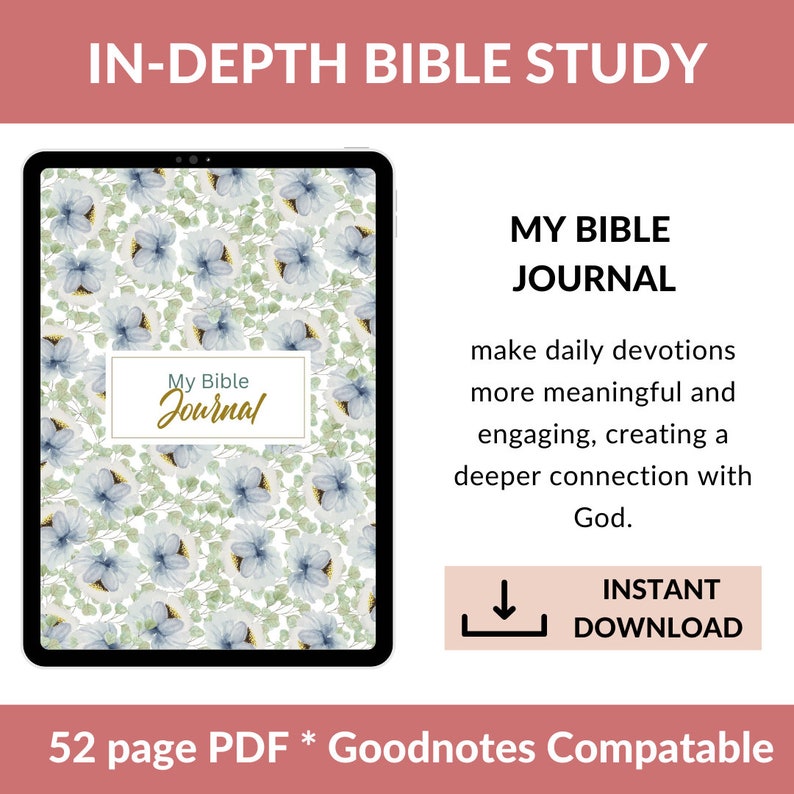 Digital Bible Study | Printable | Digital Bible Template | Bible ...