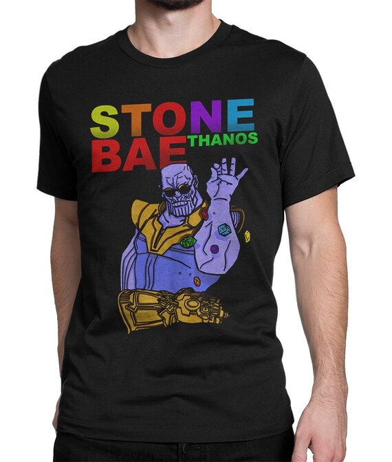 Thanos Snap gauntlet T-shirt Marvel Infinity War stones
