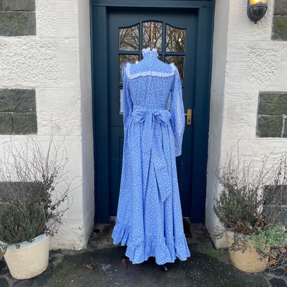 Rare 1970s Laura Ashley Edwardian Prairie Dress W… - image 2