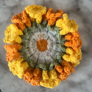 Flower coasters set-table decor-coffee accessories