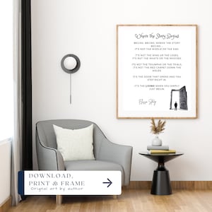 Aangepast gedicht op canvas Art Print | Ontwerperafdruk | Poëzie kunst aan de muur | Inspirerend decor | Kunst aan de muur kantoor | Digitale kunst | Citaten over het leven