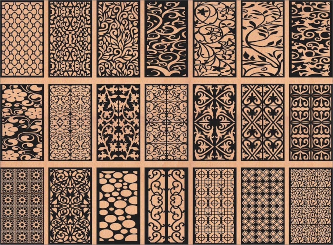 300 files dxf vector cnc plasma designs for cut wood wall | Etsy